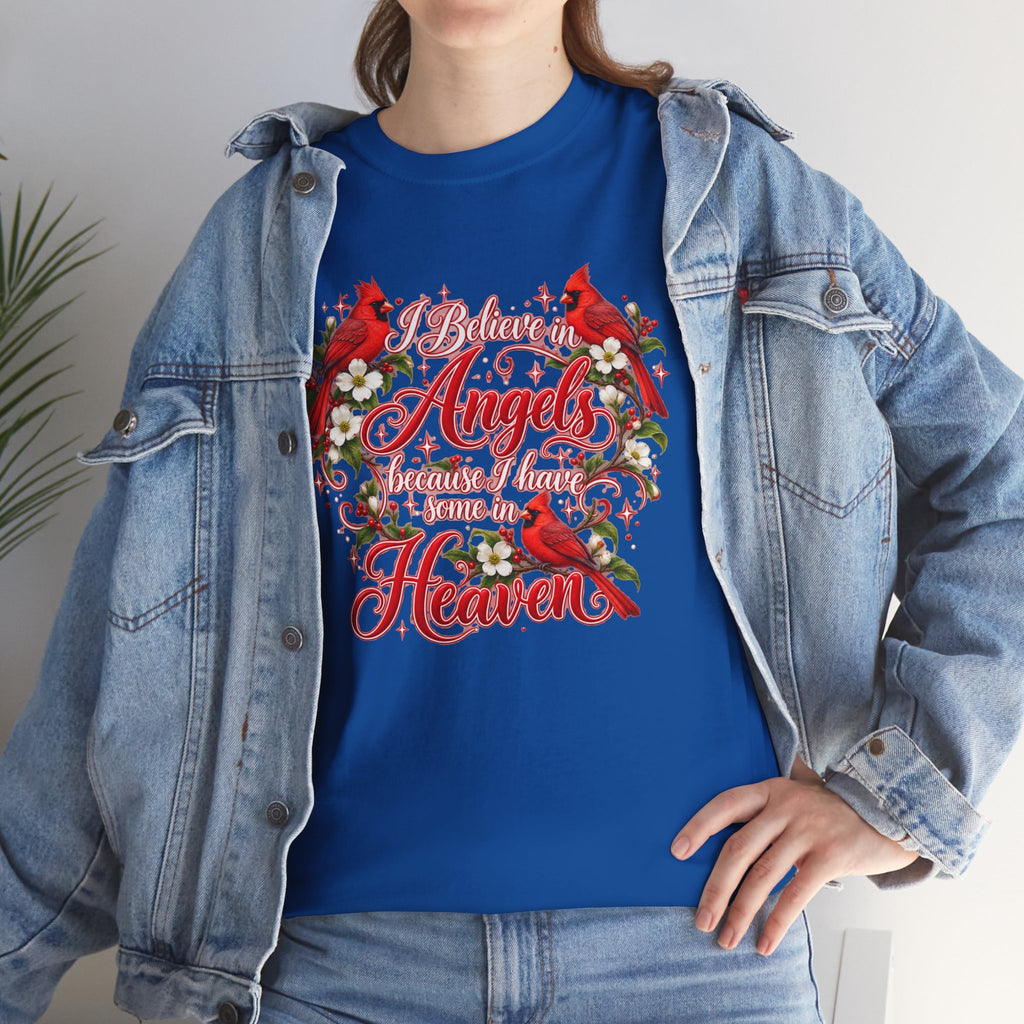 Angels from Heaven Cardinal Christmas T-Shirt