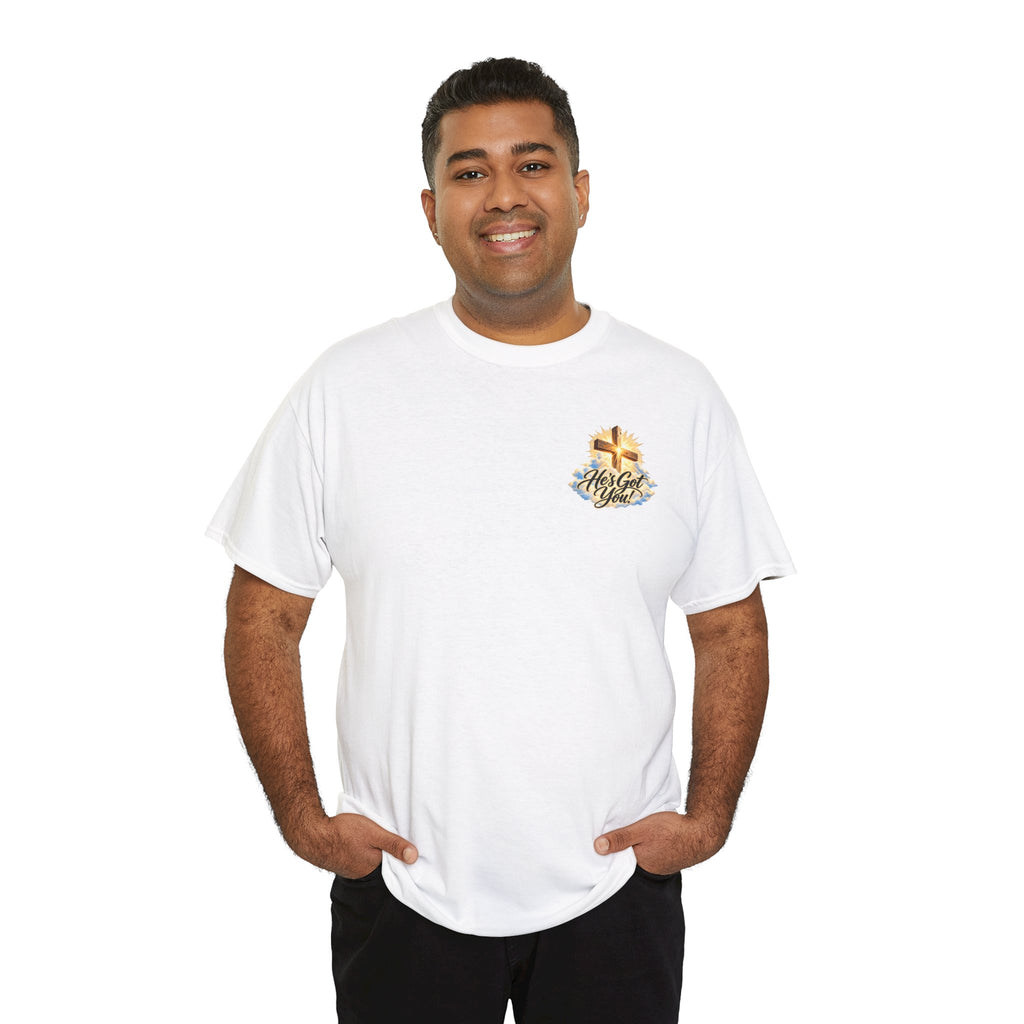 Don't Overthink It He's Got You Tee — Christian Cross Inspirational T‑Shirt