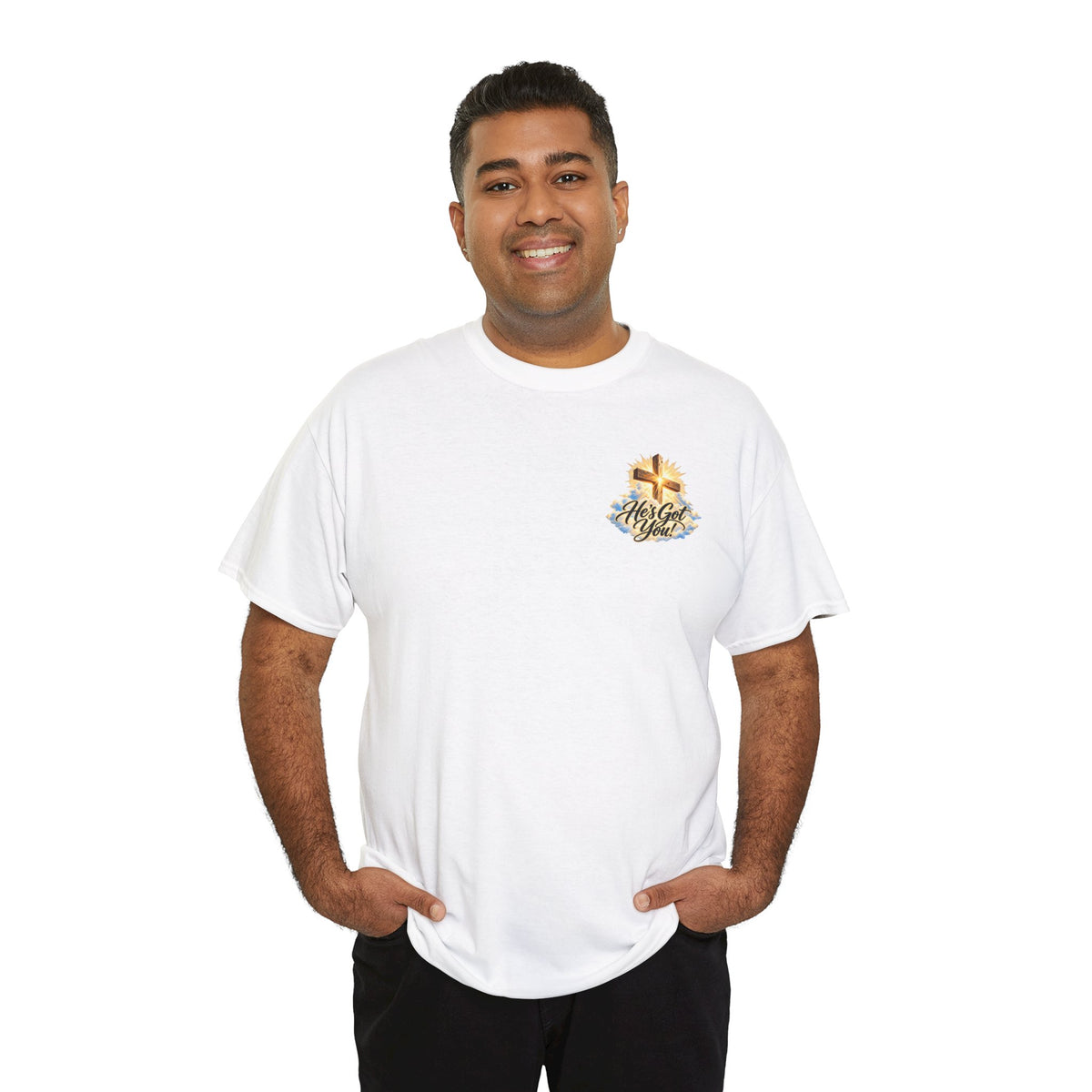 Don't Overthink It He's Got You Tee — Christian Cross Inspirational T‑Shirt