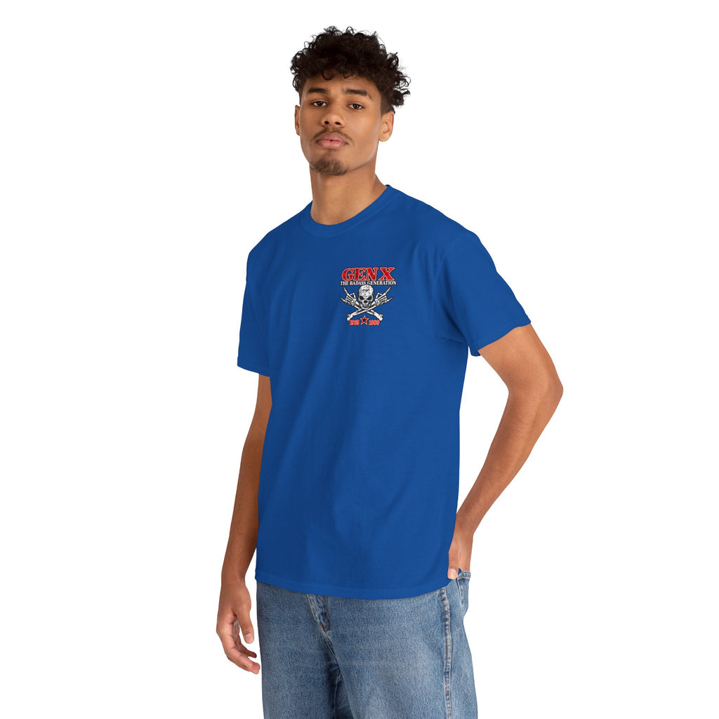 Gen X T‑Shirt — "The Badass Generation" Skull & Crossbones Retro Tee