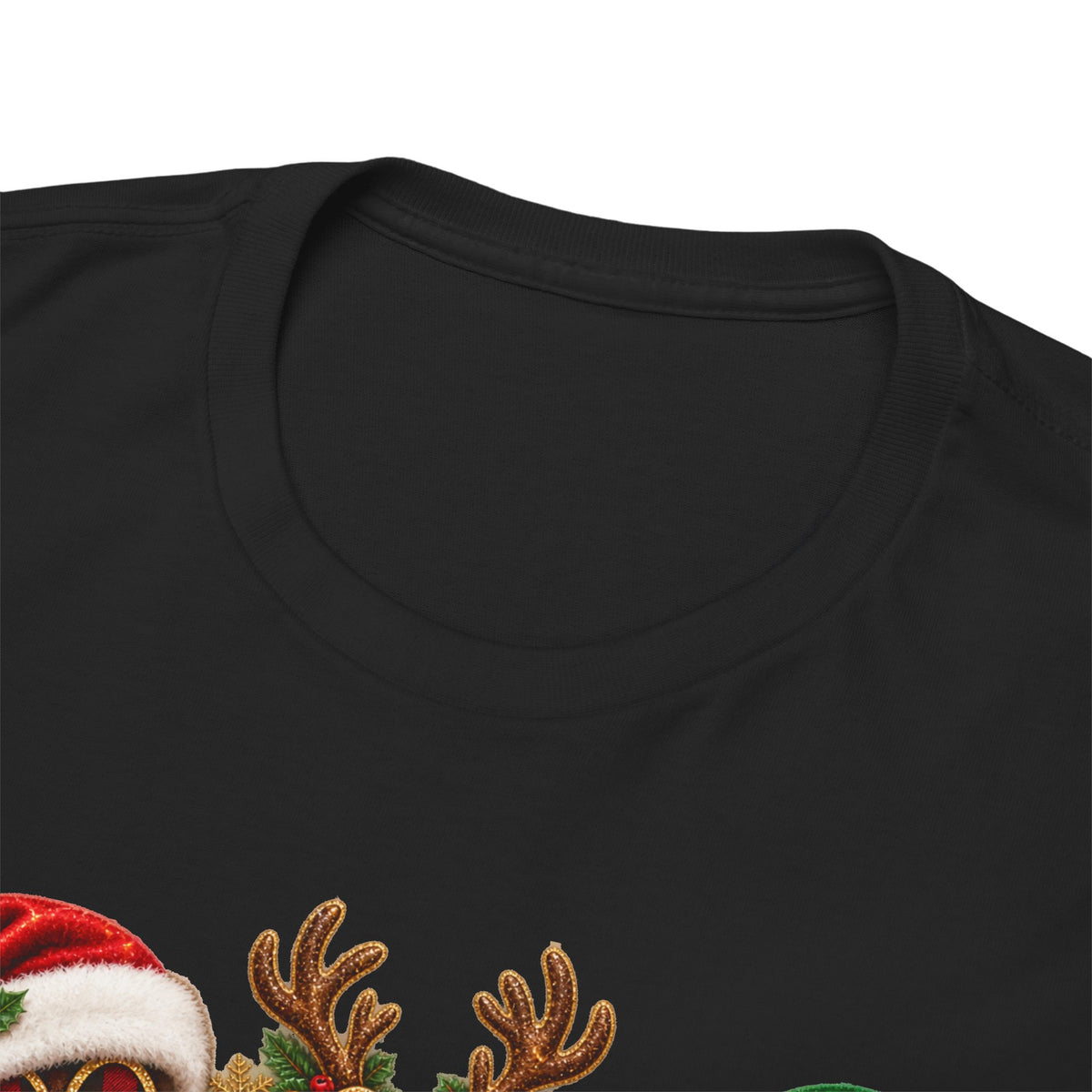 Merry Christmas Paw Prints Holiday Graphic Tee