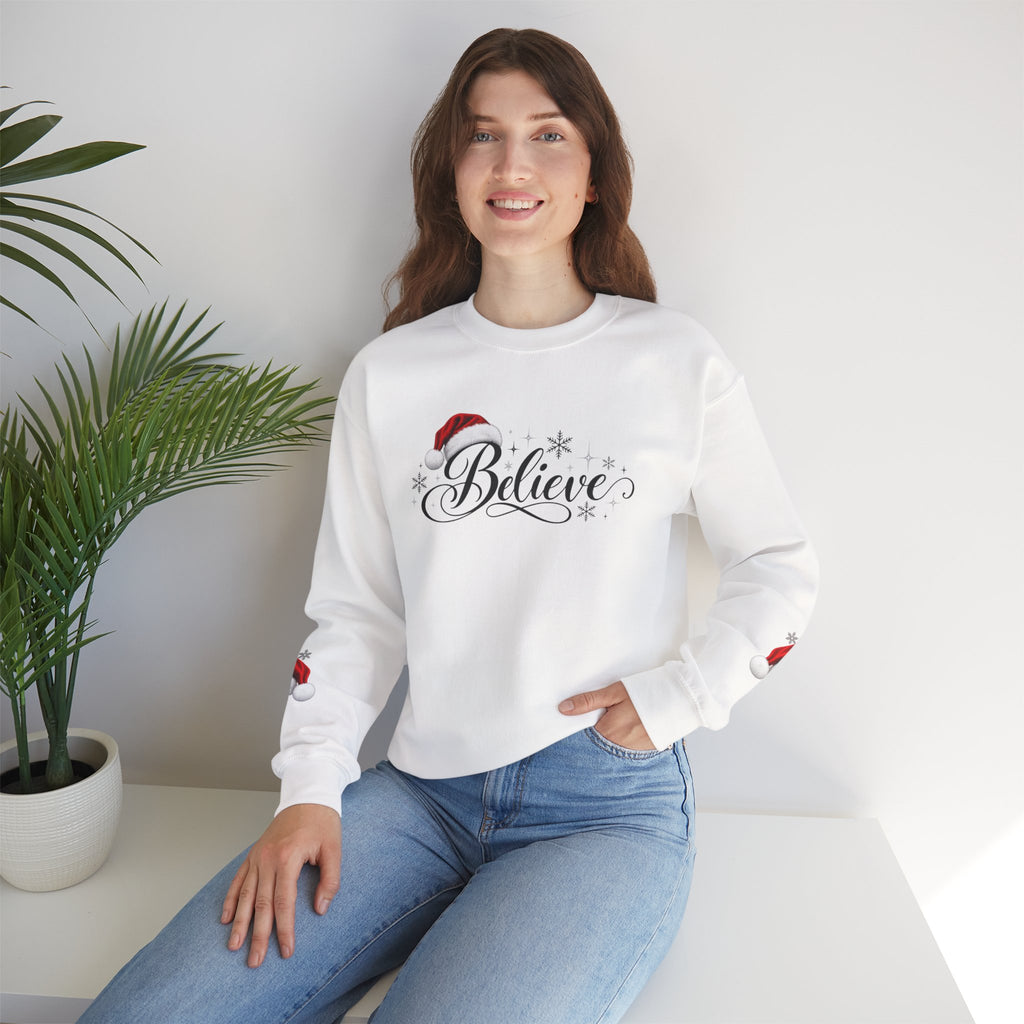 Believe Christmas Crewneck Sweatshirt