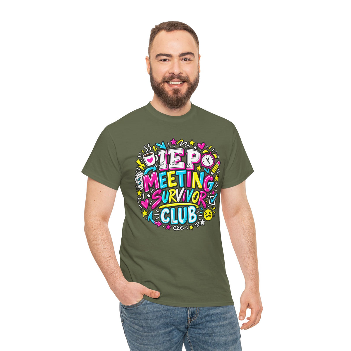 Video Meeting Survivor Club T-Shirt — Funny Remote Work Tee