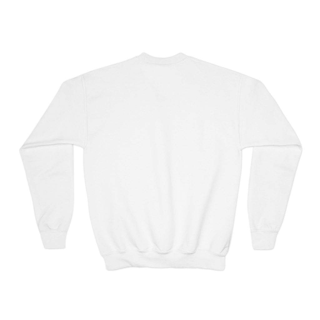 Youth Crewneck Sweatshirt — Cute Smiley "Stay Sweet" Graphic, Kids Cozy Pullover