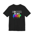 Soccer Is My Drip T-Shirt — Colorful Rainbow Drip Soccer Tee for Players & Fans