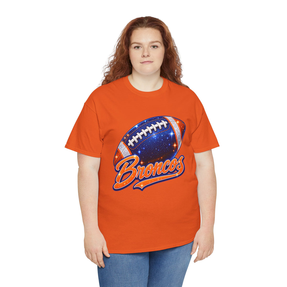 Broncos Football T-Shirt — Galaxy Football Graphic Tee