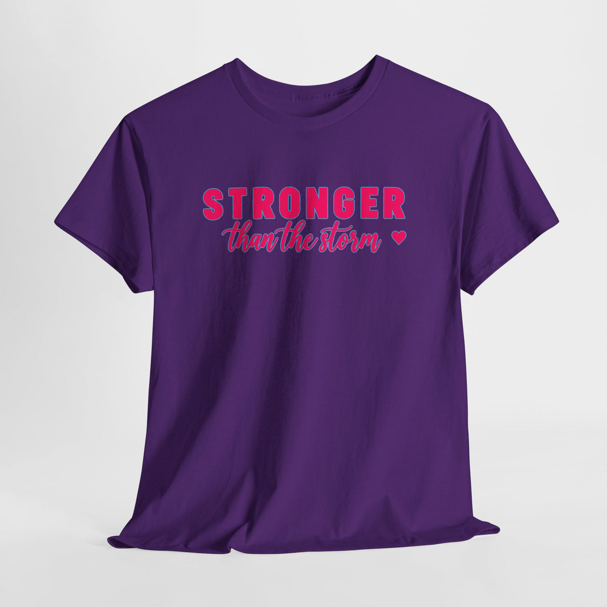 Stronger Than the Storm Tee - Inspirational Women's Resilience T-Shirt