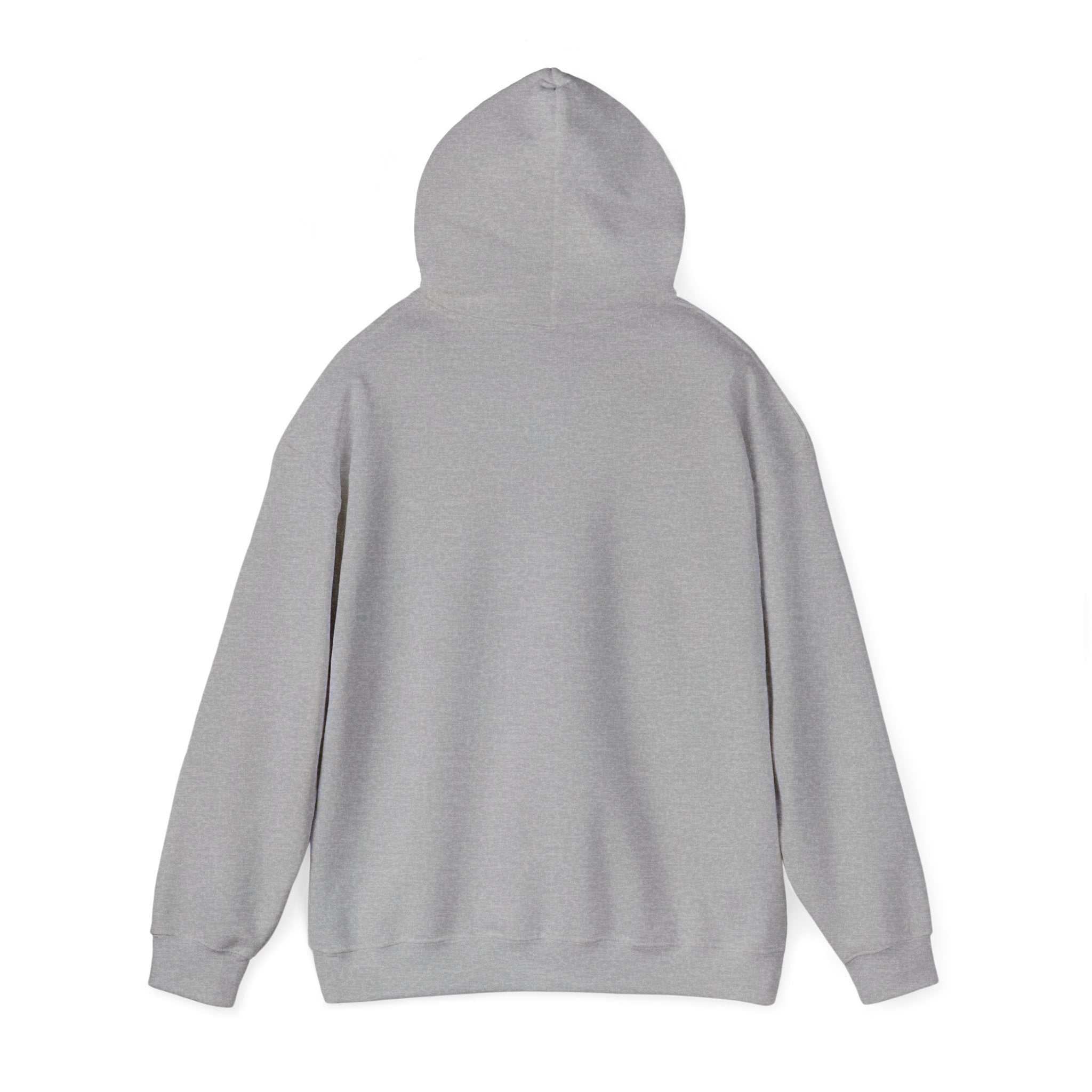 White Hoodie with Colorful 'Stand Tall' Floral Bear Chest Logo - Cozy Casual Pullover