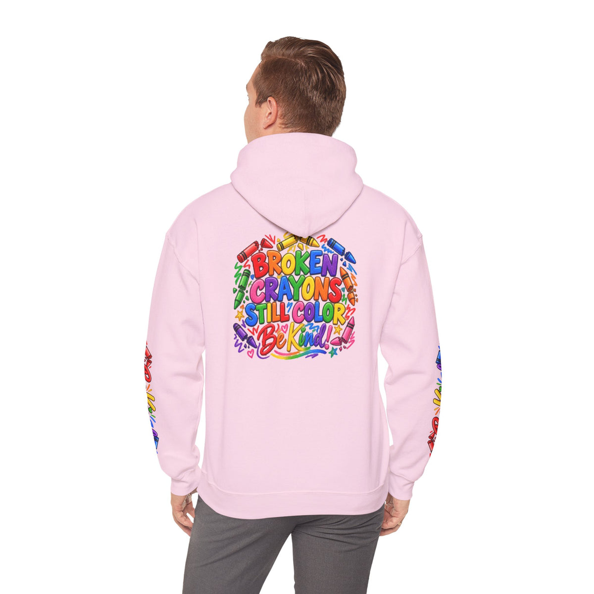 Broken Crayons Still Colorful Rainbow Art Hoodie