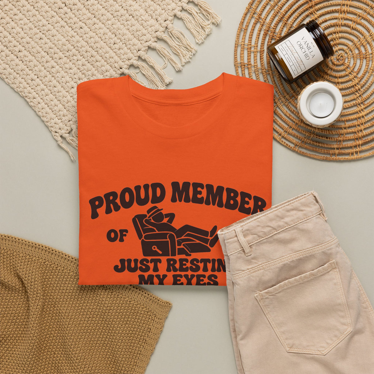 Resting My Eyes Club T-Shirt — "Proud Member of the Just Resting My Eyes Club" Graphic Tee