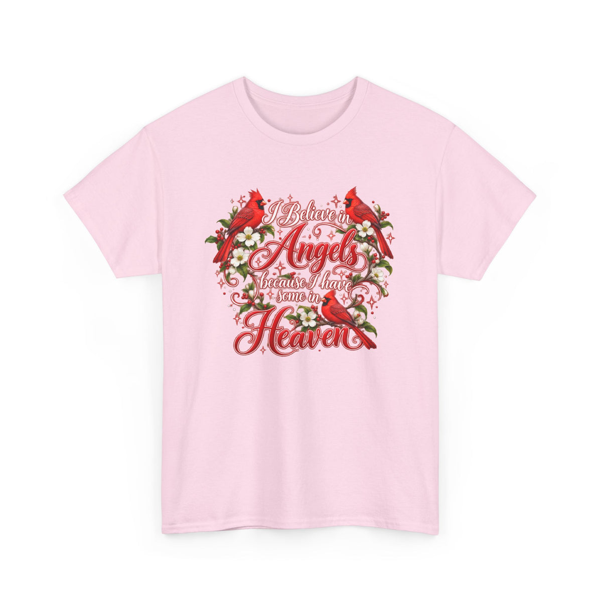 Angels from Heaven Cardinal Christmas T-Shirt