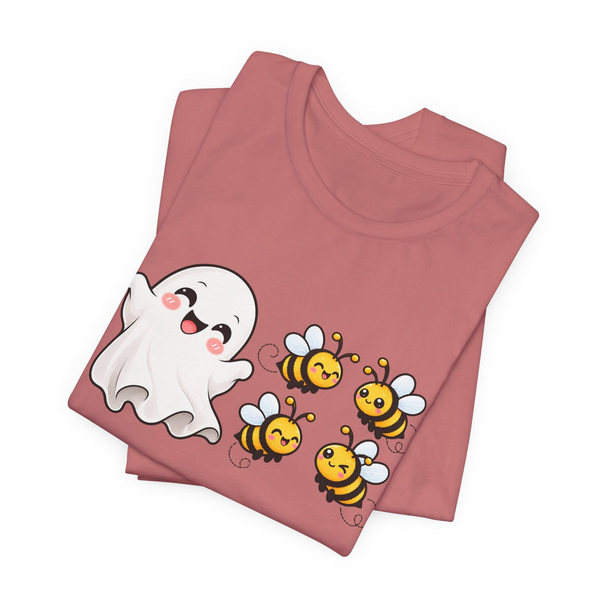 Boo & Bees Halloween Tee – Cute Ghost & Bee Shirt | Spooky Season Must-Have