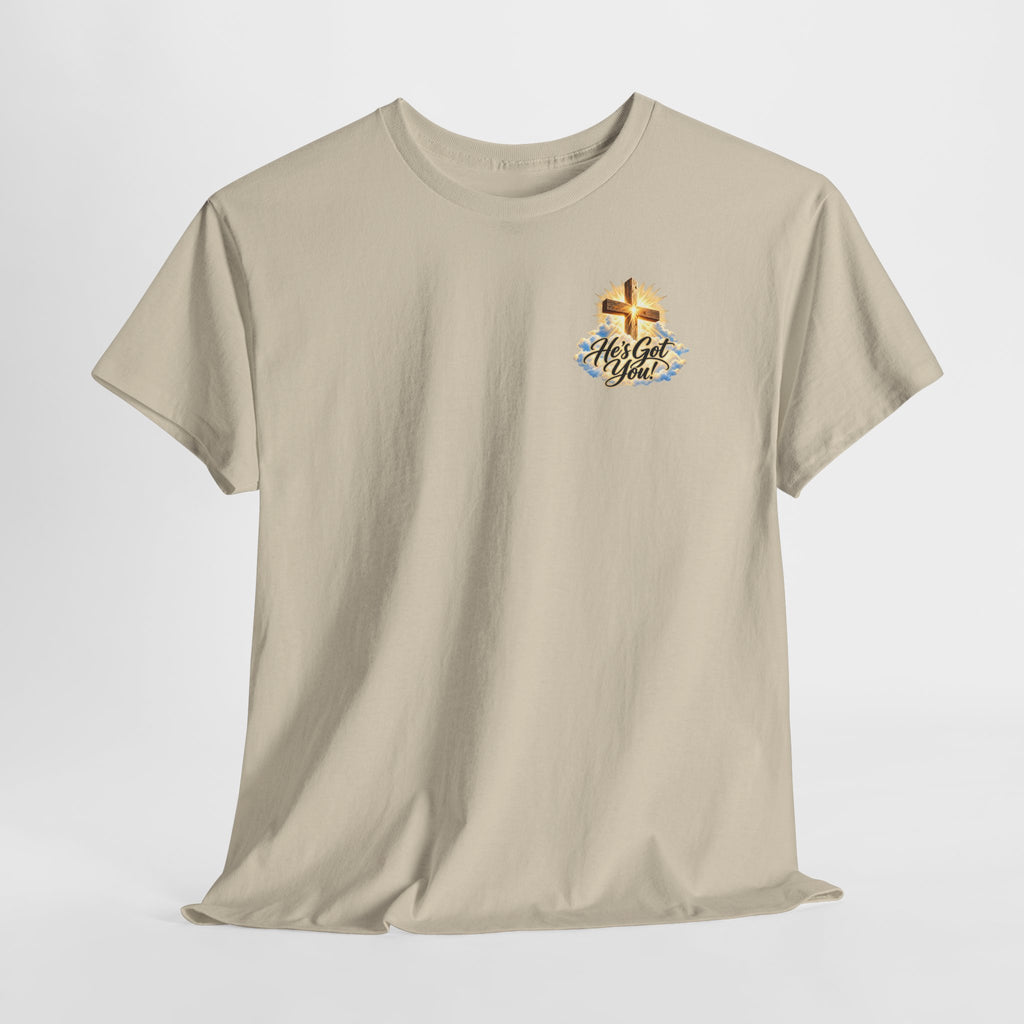 Don't Overthink It He's Got You Tee — Christian Cross Inspirational T‑Shirt
