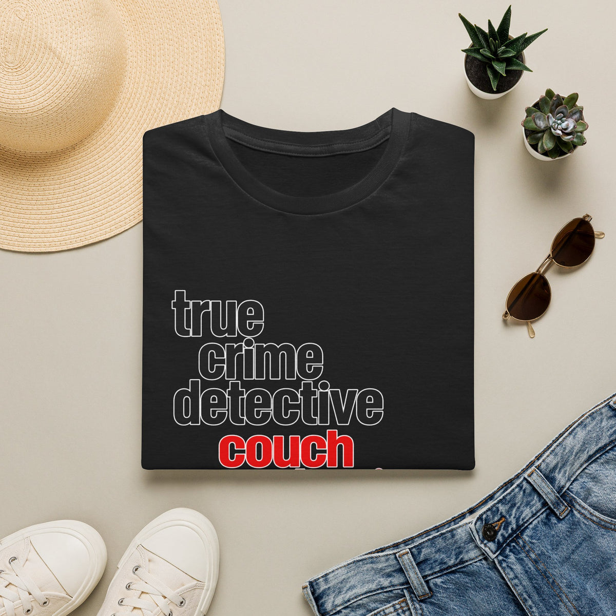True Crime Detective Couch Division T-Shirt