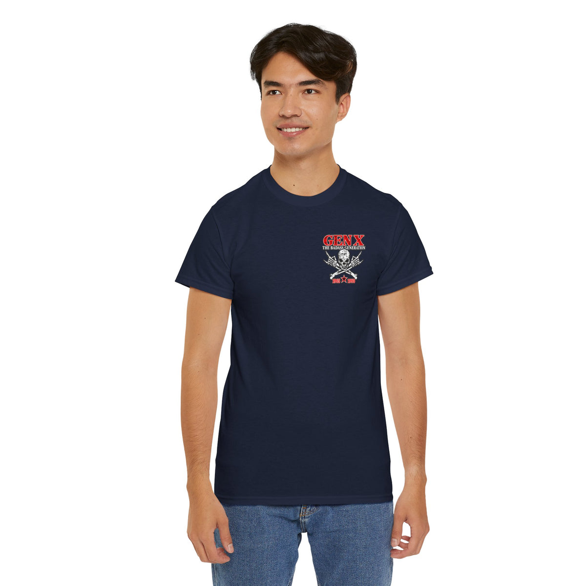 Gen X T‑Shirt — "The Badass Generation" Skull & Crossbones Retro Tee