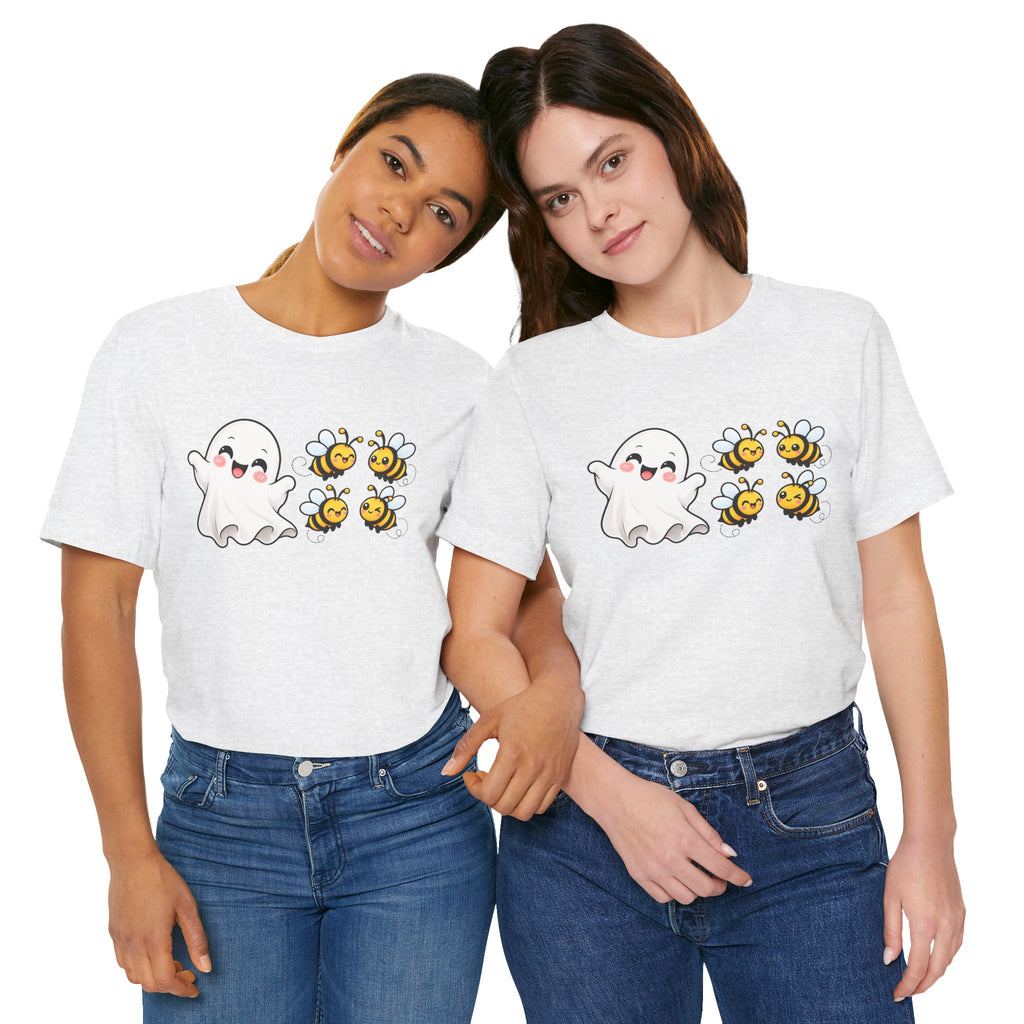 Boo & Bees Halloween Tee – Cute Ghost & Bee Shirt | Spooky Season Must-Have