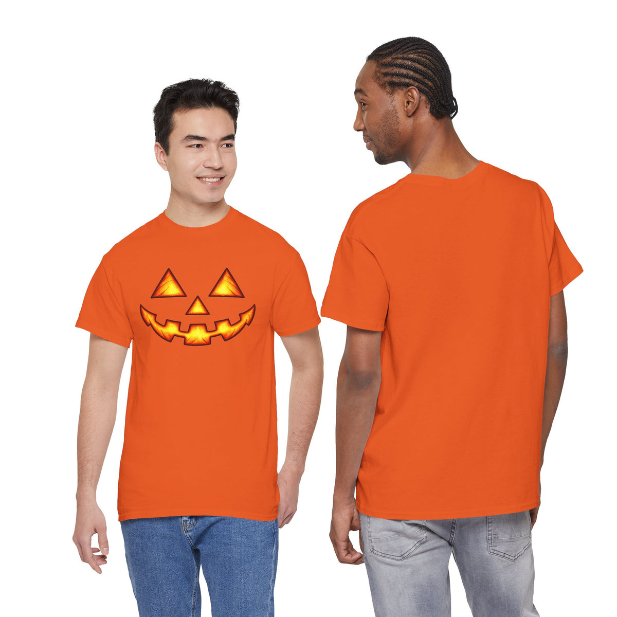 Halloween Jack-O'-Lantern Happy T-Shirt