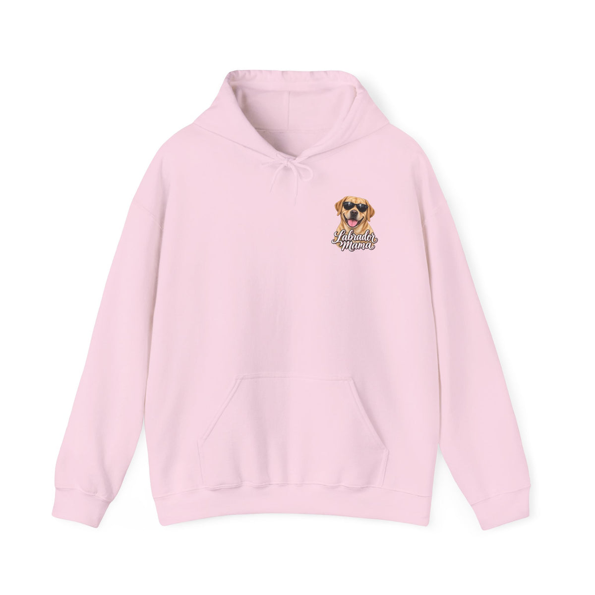 Labrador Mama Hoodie — Dog Mom Sweatshirt with Cute Sunglasses Lab Design