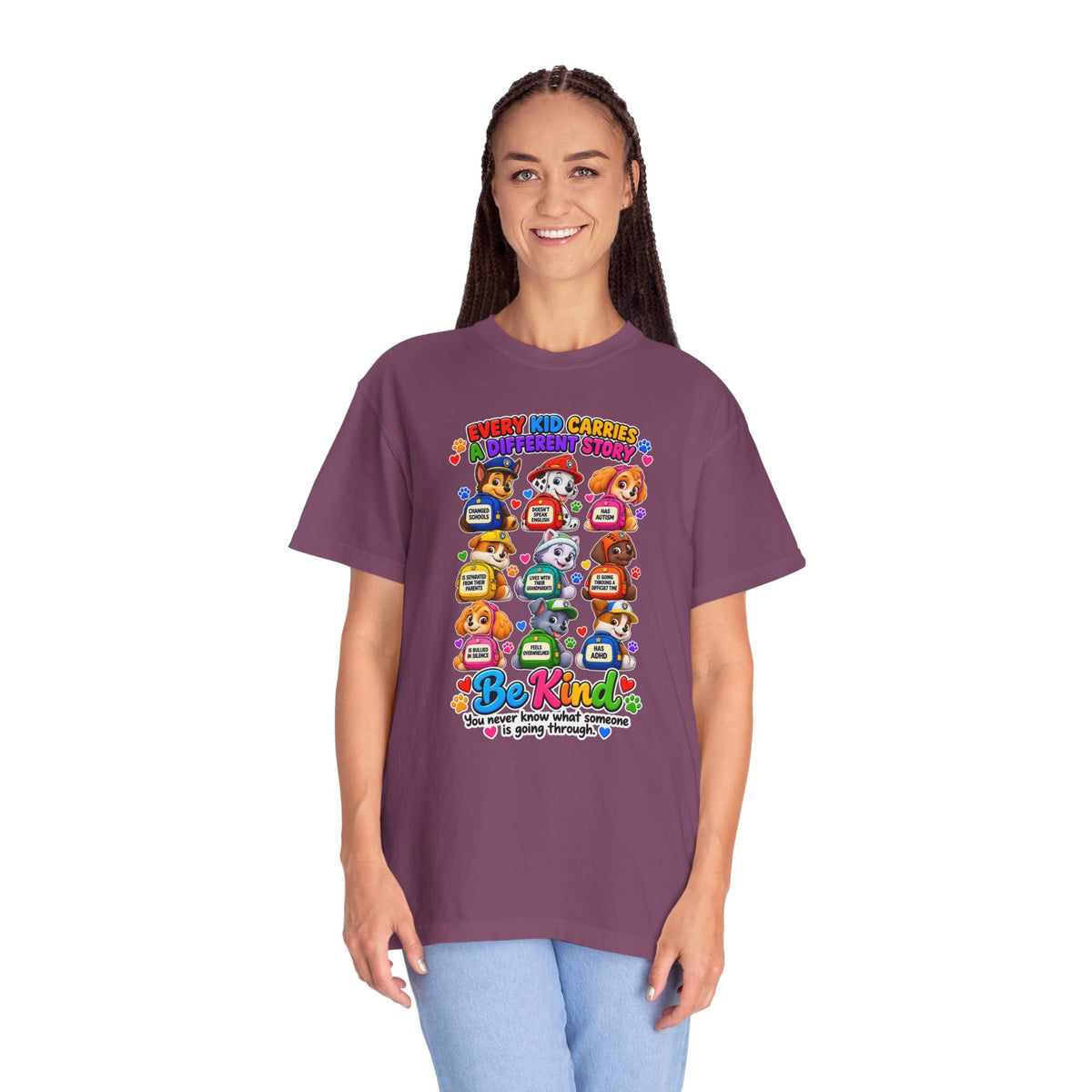 Be Kind Every Kid Carries Inspirational T-Shirt