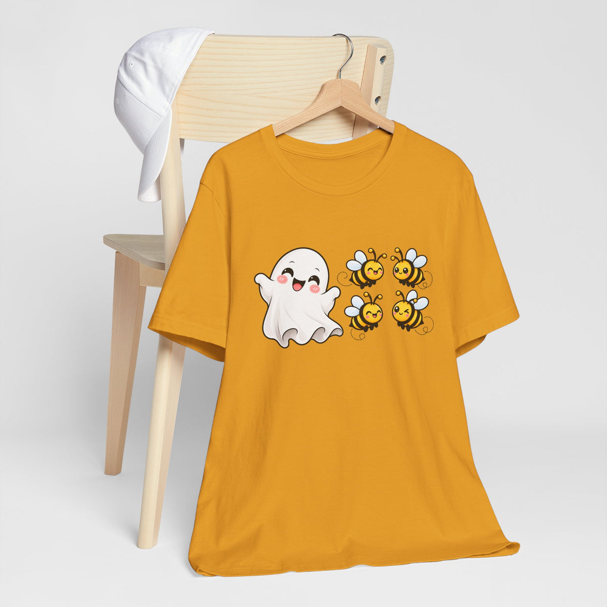Boo & Bees Halloween Tee – Cute Ghost & Bee Shirt | Spooky Season Must-Have