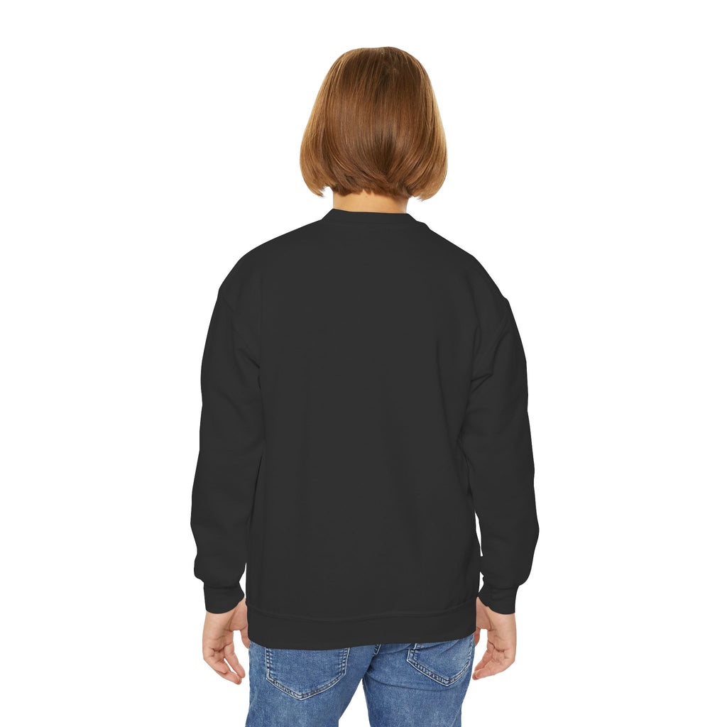 Youth Crewneck Sweatshirt — Cute Smiley "Stay Sweet" Graphic, Kids Cozy Pullover