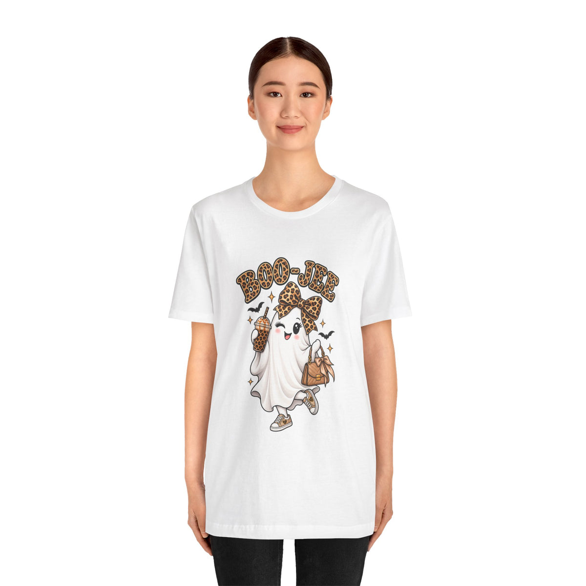 Boo-Jee Leopard Ghost Tee