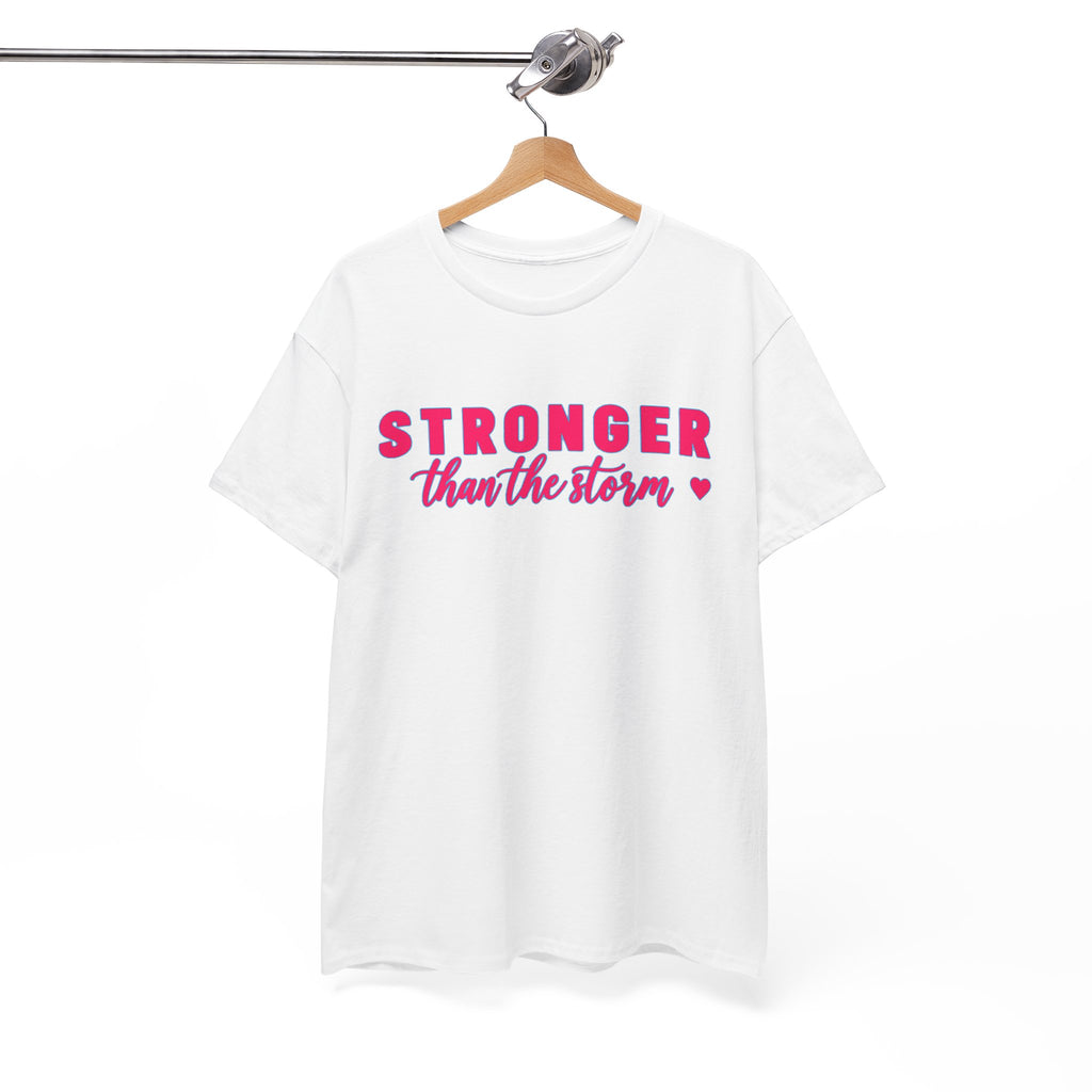 Stronger Than the Storm Tee - Inspirational Women's Resilience T-Shirt