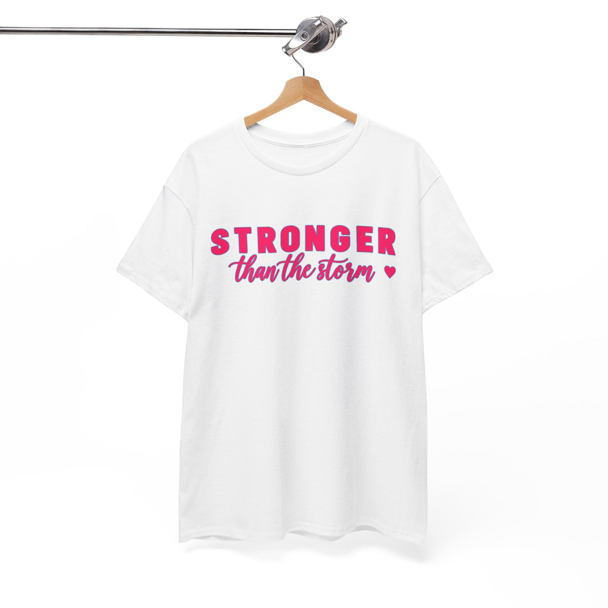Stronger Than the Storm Tee - Inspirational Women's Resilience T-Shirt