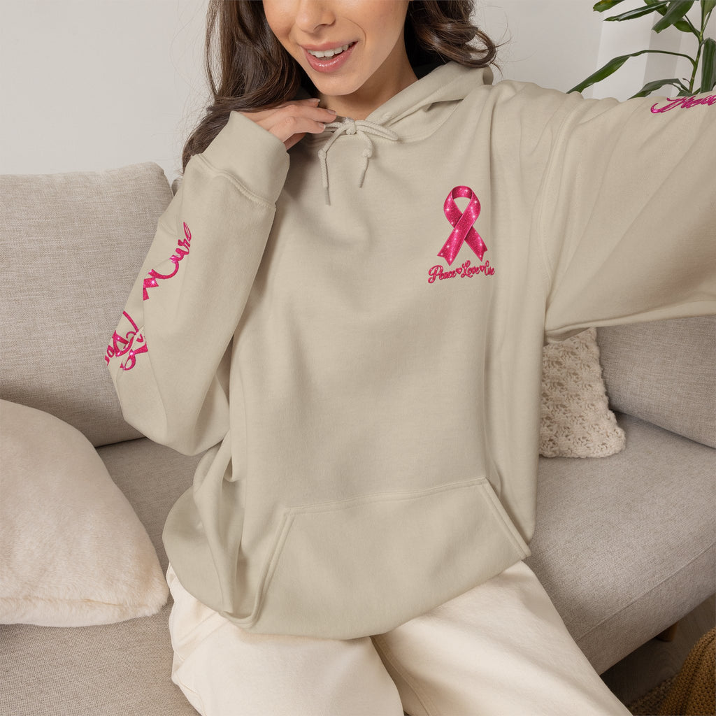 Pink Ribbon Breast Cancer Awareness Hoodie
