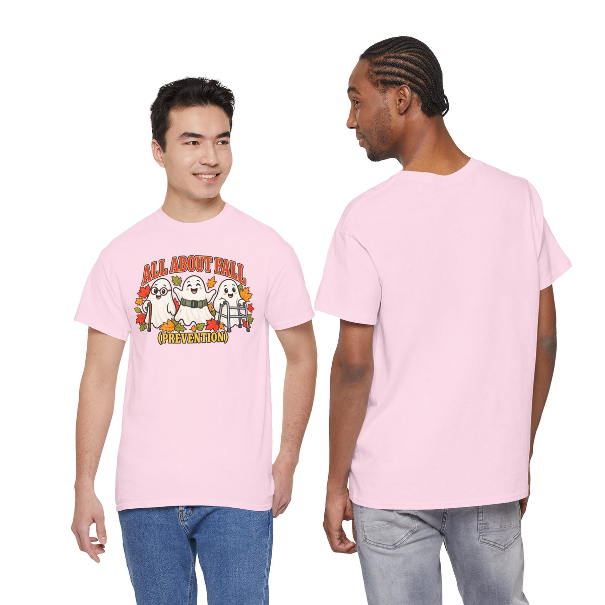 All About Fall (Prevention) Ghost Tee — Cute Halloween Autumn T-Shirt