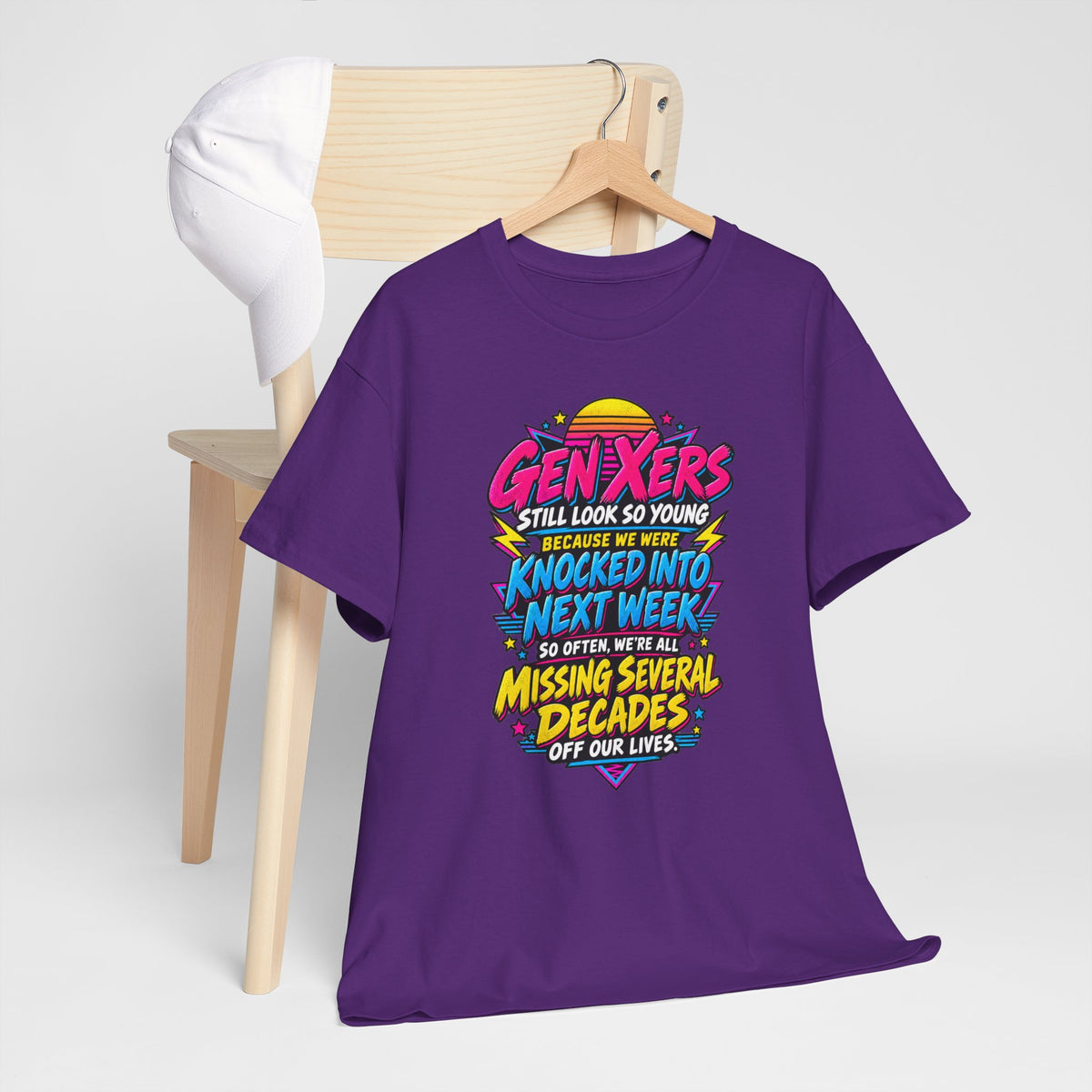 Gen Xers Retro Graphic Tee — “Still Look So Young… Missing Several Decades”