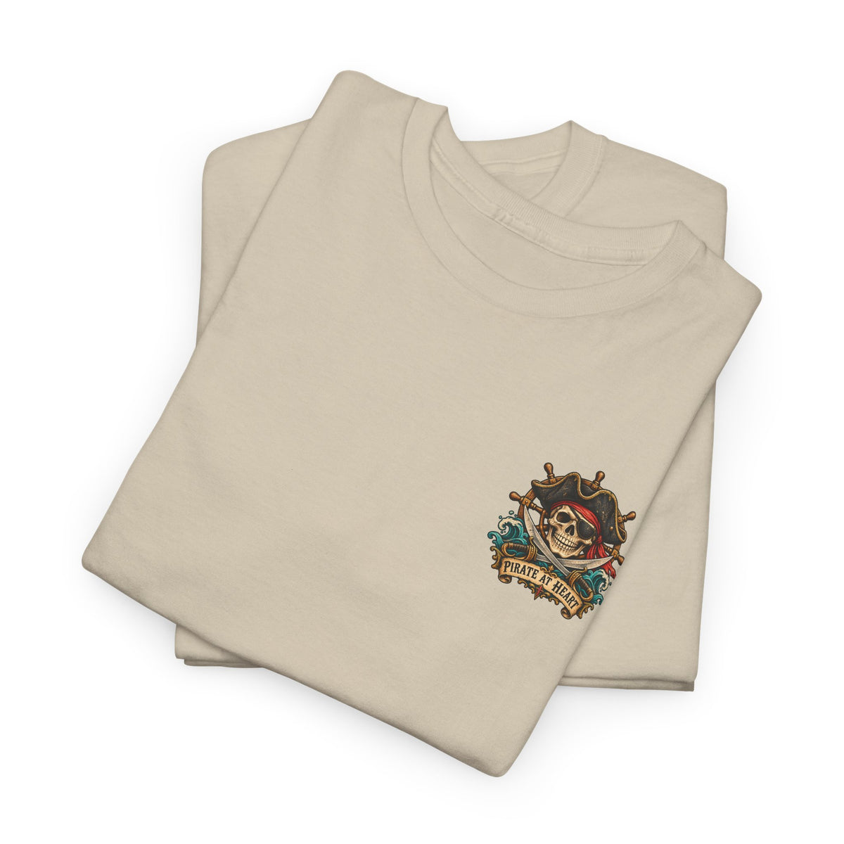 Pirate Skull Tee — "I Was a Pirate" Nautical Skull, Water • Alcohol • Booty • Boats Graphic T‑Shirt