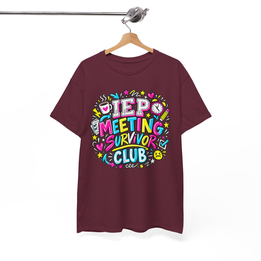 Video Meeting Survivor Club T-Shirt — Funny Remote Work Tee