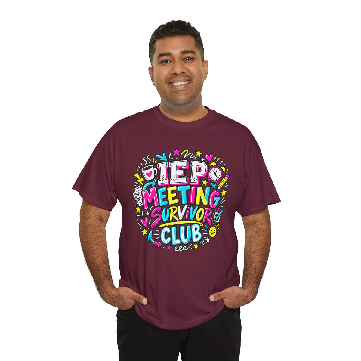Video Meeting Survivor Club T-Shirt — Funny Remote Work Tee