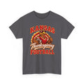 Kansas Thanksgiving Football T‑Shirt — Turkey Mascot Holiday Game Tee