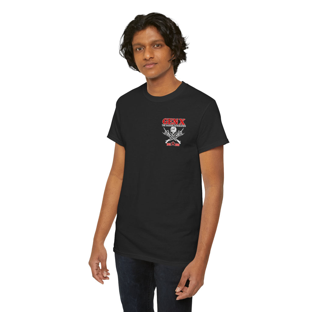Gen X T‑Shirt — "The Badass Generation" Skull & Crossbones Retro Tee