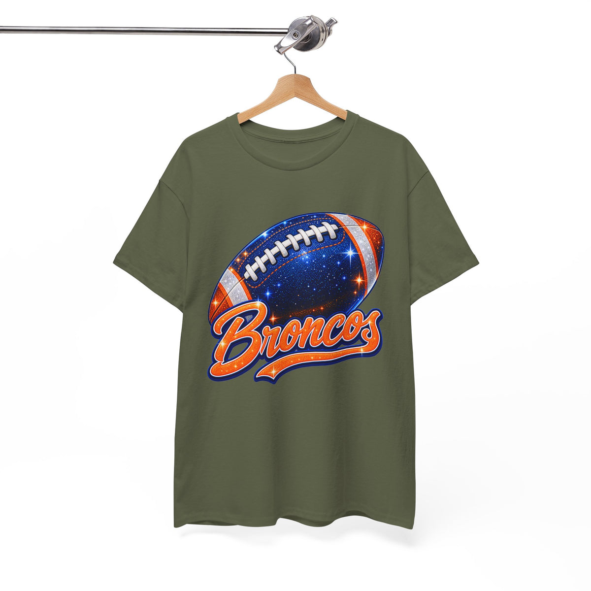 Broncos Football T-Shirt — Galaxy Football Graphic Tee
