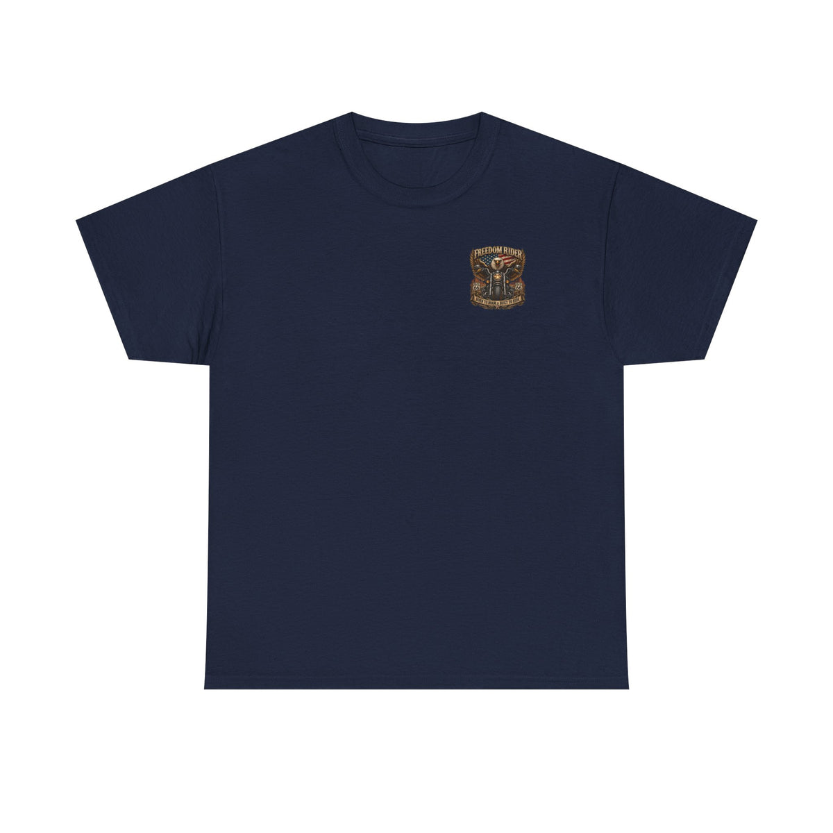 Freedom Rider Motorcycle T‑Shirt — Born to Roam Vintage Biker Tee