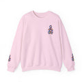 Autism Awareness Crewneck Sweatshirt — "Color Outside the Lines" Puzzle Ribbon Design