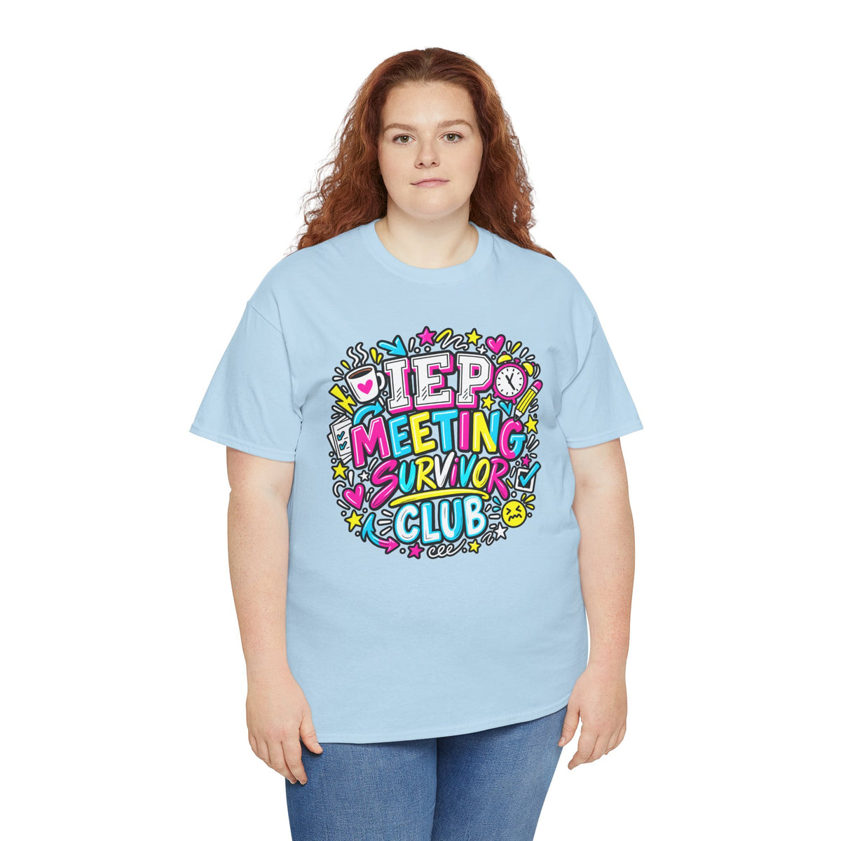 Video Meeting Survivor Club T-Shirt — Funny Remote Work Tee
