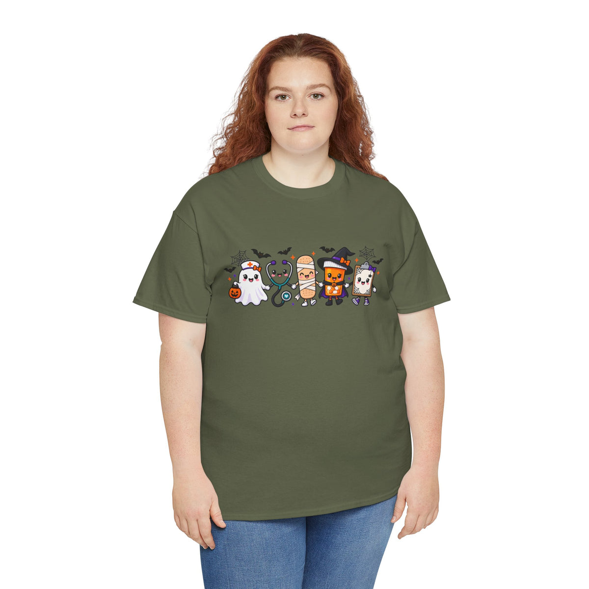 Halloween Candy Characters Tee — Cute Trick-or-Treat Ghosts & Candy Corn Shirt