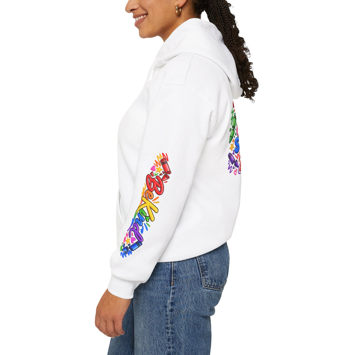 Broken Crayons Still Colorful Rainbow Art Hoodie