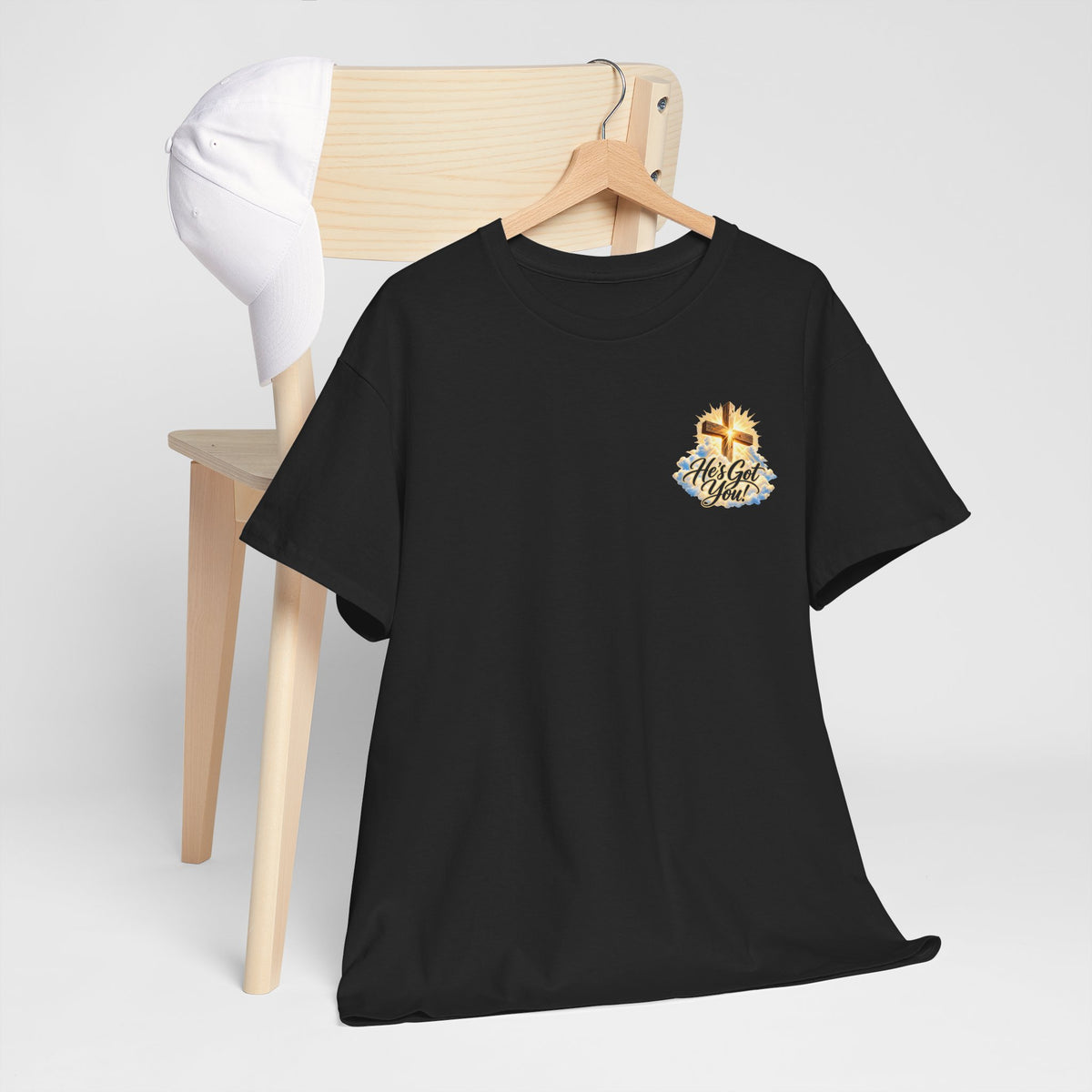 Don't Overthink It He's Got You Tee — Christian Cross Inspirational T‑Shirt