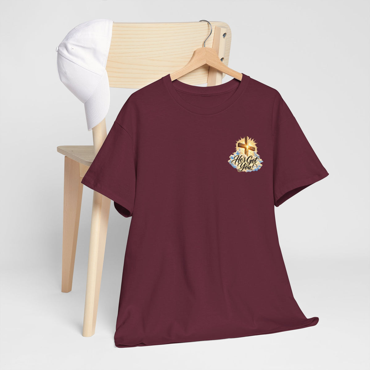 Don't Overthink It He's Got You Tee — Christian Cross Inspirational T‑Shirt