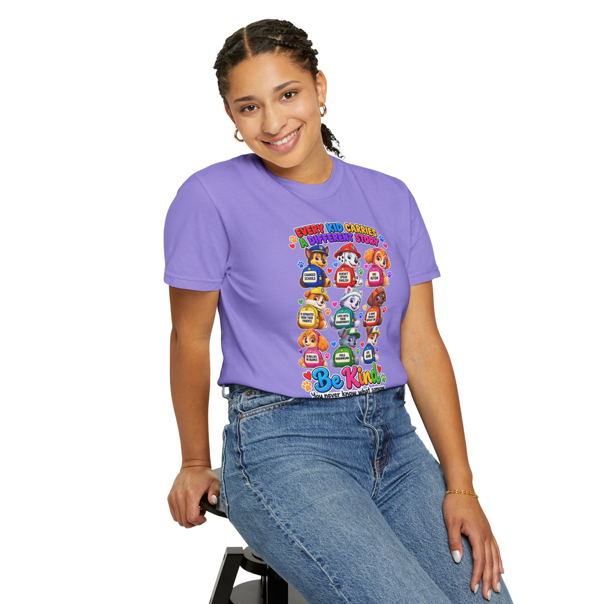 Be Kind Every Kid Carries Inspirational T-Shirt