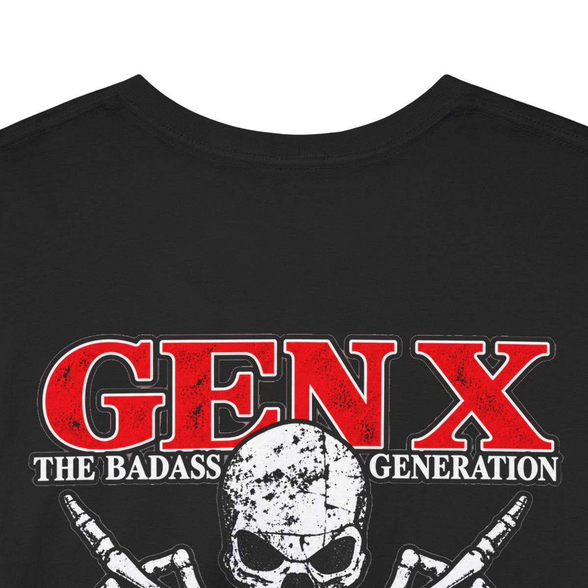 Gen X T‑Shirt — "The Badass Generation" Skull & Crossbones Retro Tee