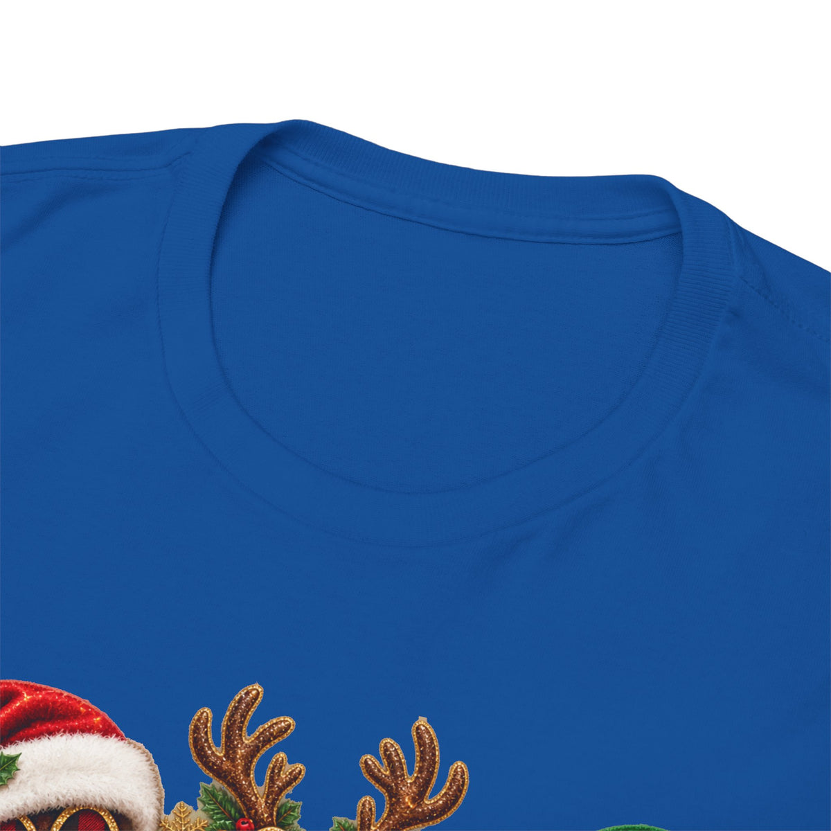 Merry Christmas Paw Prints Holiday Graphic Tee