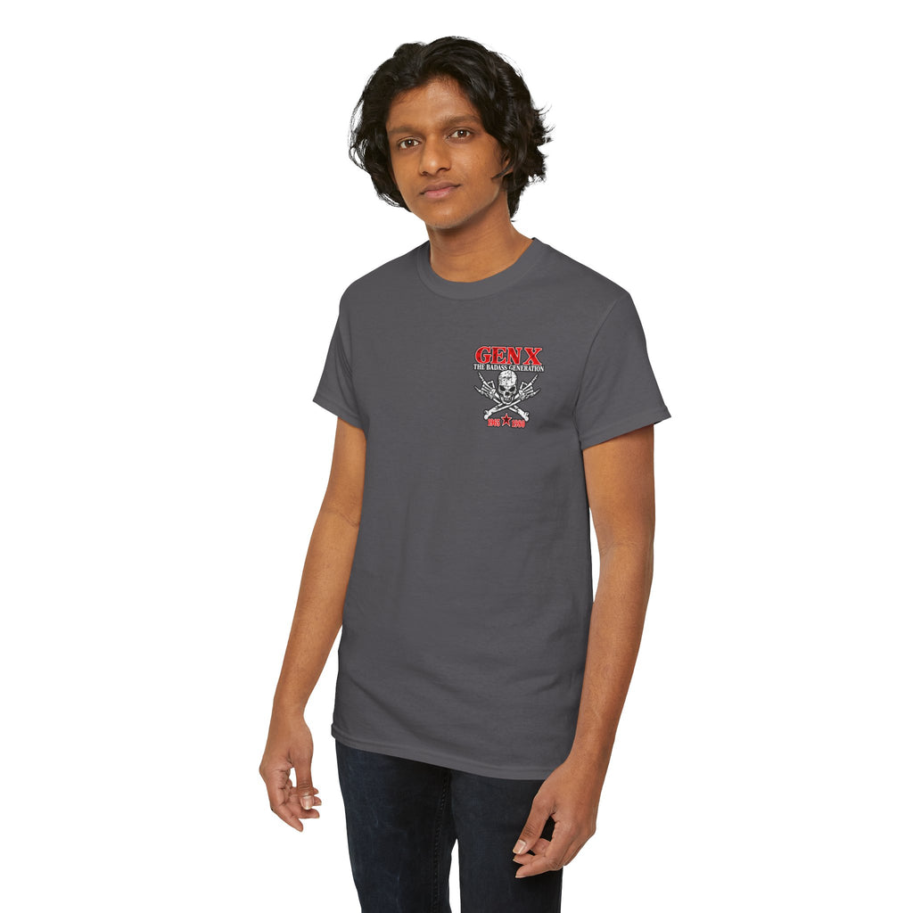 Gen X T‑Shirt — "The Badass Generation" Skull & Crossbones Retro Tee