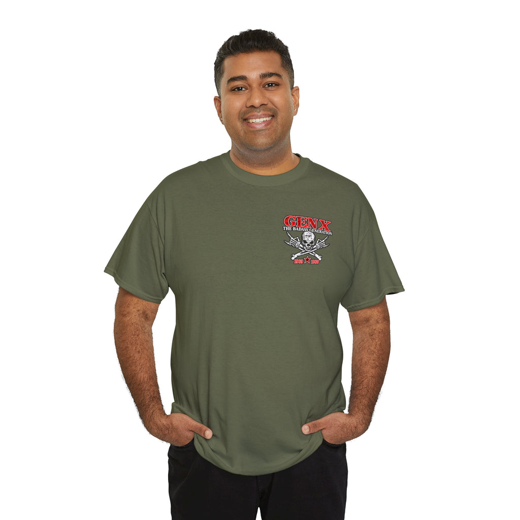 Gen X T‑Shirt — "The Badass Generation" Skull & Crossbones Retro Tee
