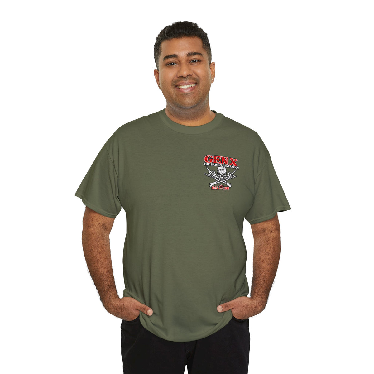 Gen X T‑Shirt — "The Badass Generation" Skull & Crossbones Retro Tee